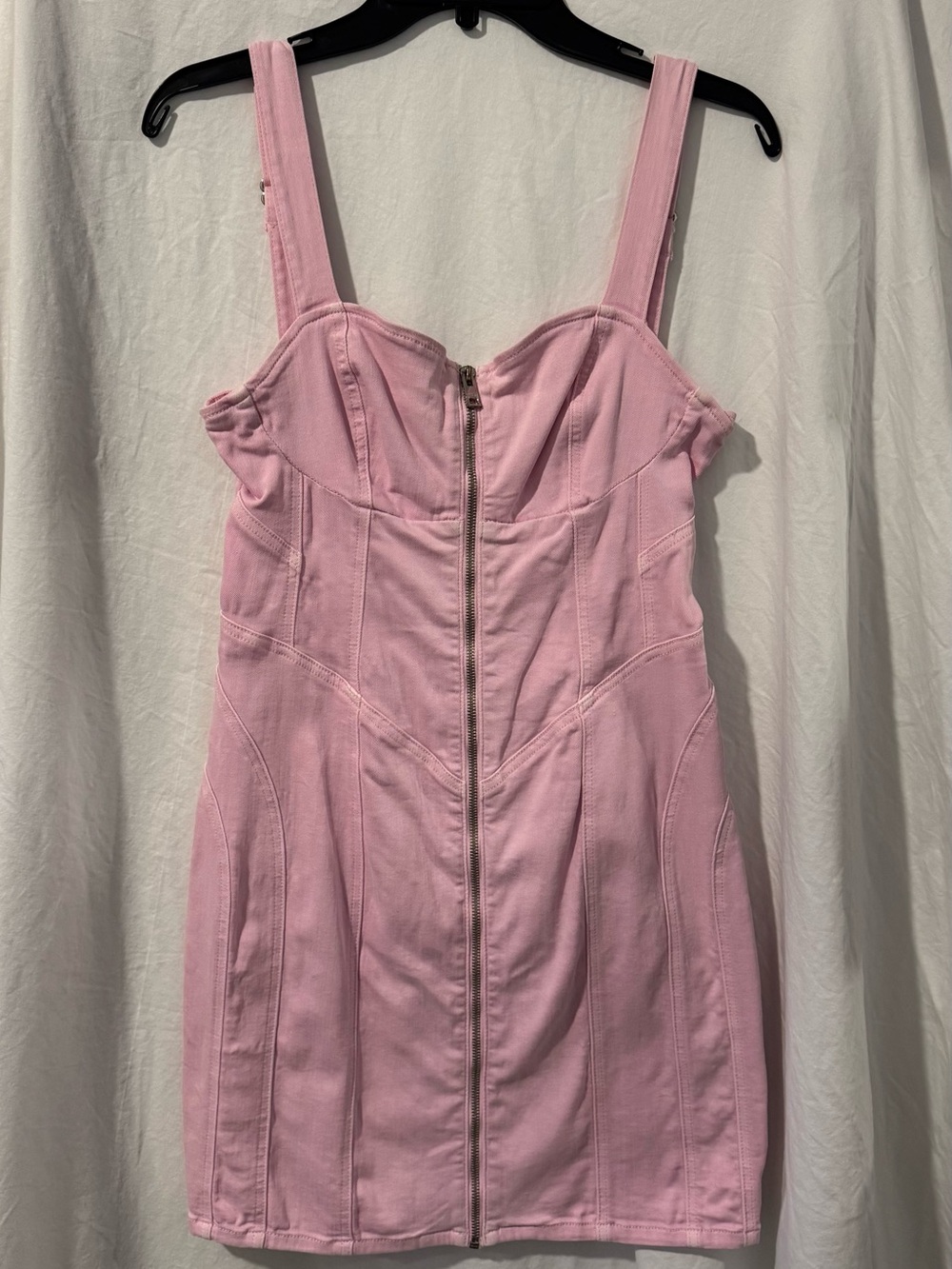 Guess Zip-Front Mini Dress